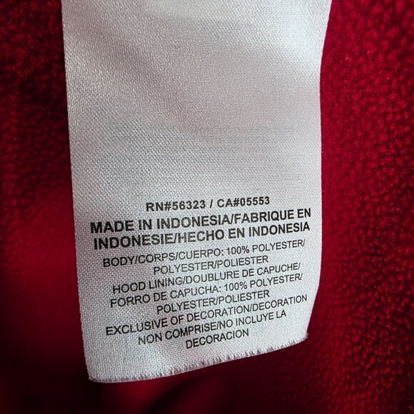 Mens Nike Red & Gray Therma Fit Hoodie Sweatshirt Polyester Drawstring Size XXL - Picture 4 of 9